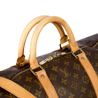 Louis Vuitton Canvas Monogram Keepall Bandouliere 55