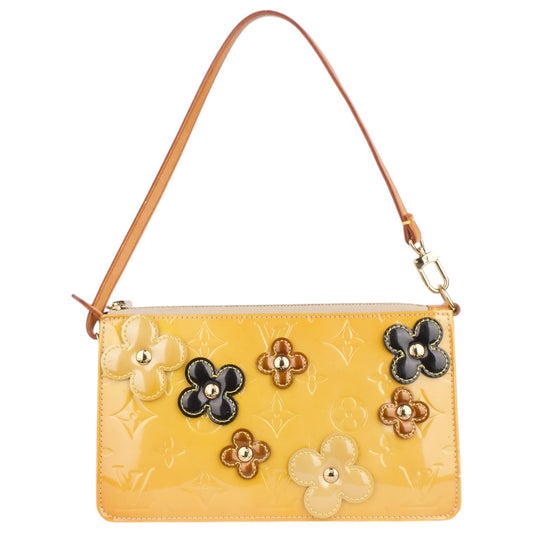 Louis Vuitton Vernis Monogram Flower Pochette Accessoire Shoulder Bag