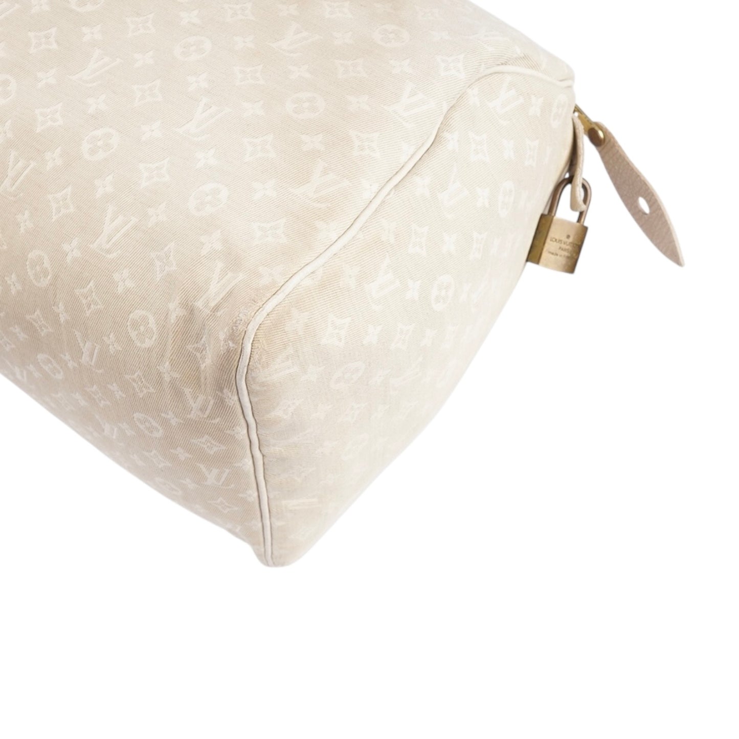 Louis Vuitton Mini Lin Monogram Speedy 30 Handbag