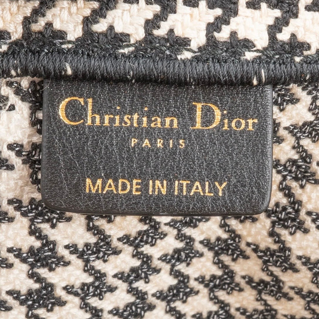 Christian Dior Houndstooth
Monogram Canvas
Book Tote Handbag