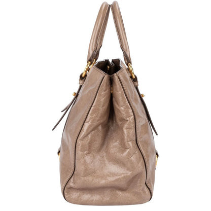 Miu Miu Vitello Lux
Leather Tote Handbag