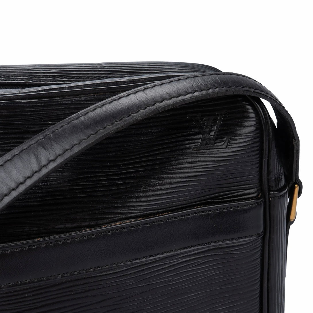 Louis Vuitton Noir Epi Leather Trocadero 27 Crossbody Bag