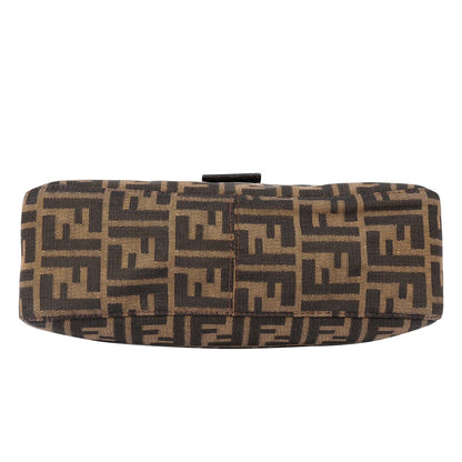 Fendi FF Monogram Baguette Buckle Shoulder Bag