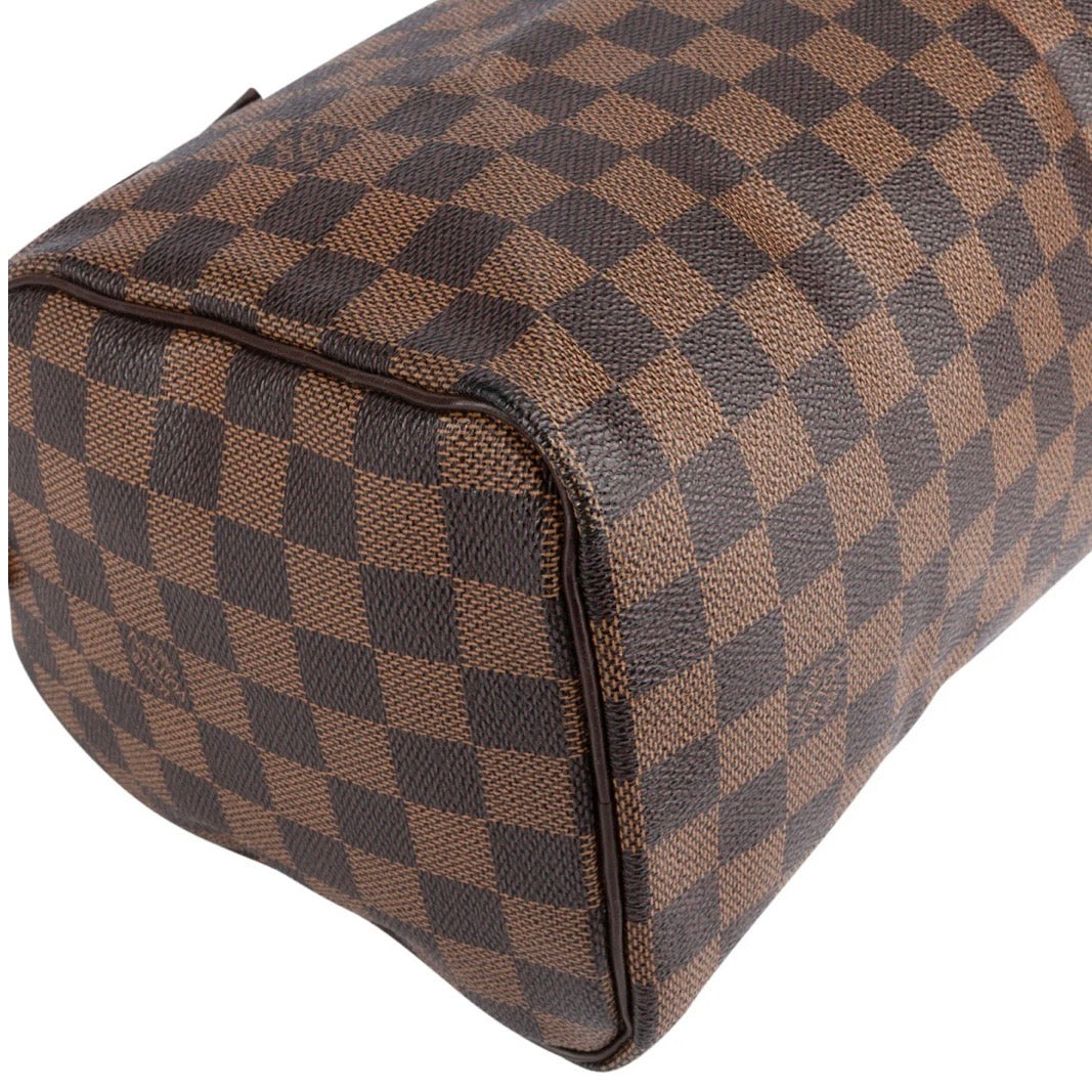 Louis Vuitton Monogram Damier Ebene Speedy 25 Handbag