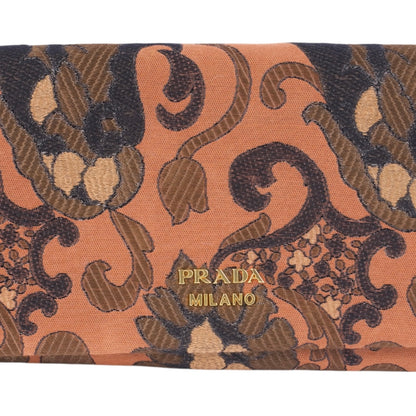 Prada Brocard Chestnut Wallet