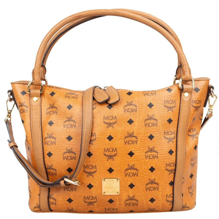 MCM Monogram Visetos Essential Tote Handbag