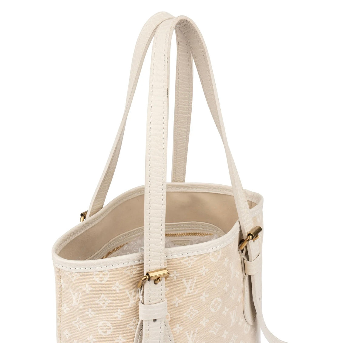 Louis Vuitton Mini Lin Monogram Bucket PM Handbag