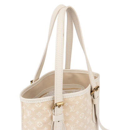 Louis Vuitton Mini Lin Monogram Bucket PM Handbag