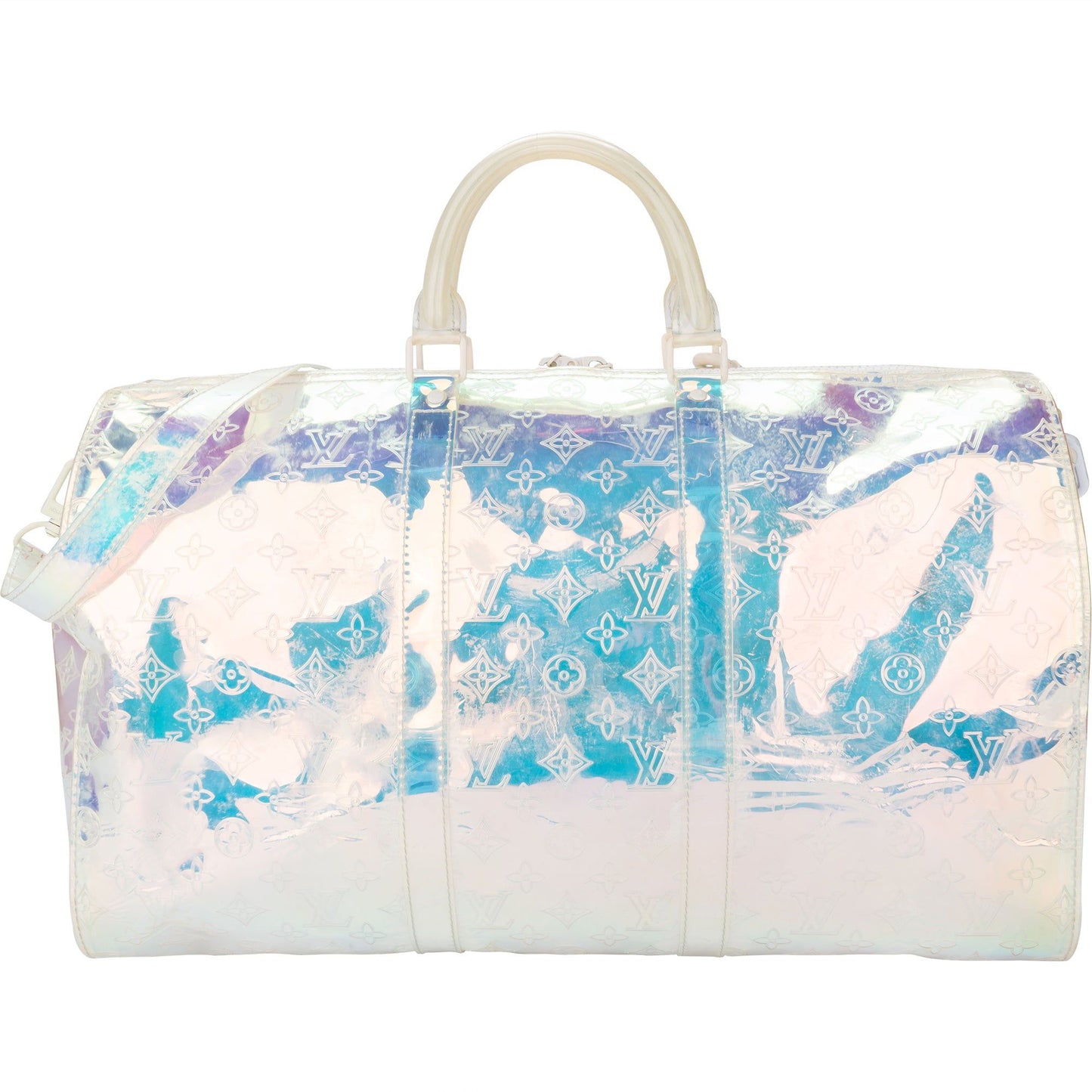 Louis Vuitton Transparent Prism By Virgil Abloh Keepall Bandouliere 50