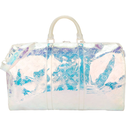 Louis Vuitton Transparent Prism By Virgil Abloh Keepall Bandouliere 50