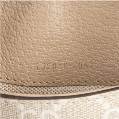 Gucci Monogram GG Supreme Dionysus Super Mini Top Handle Kelly Handbag