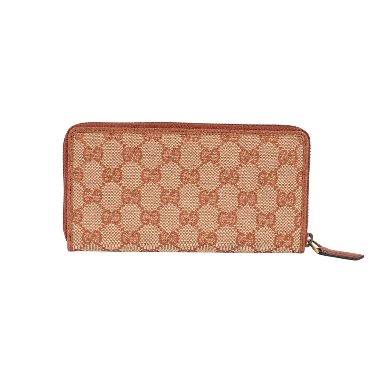 Gucci Blue Guccissima Leather NY Yankees Zip Wallet