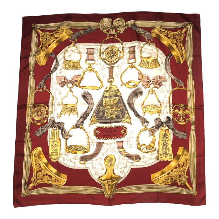 Hermes Etriers Silk 90 Scarf Touch