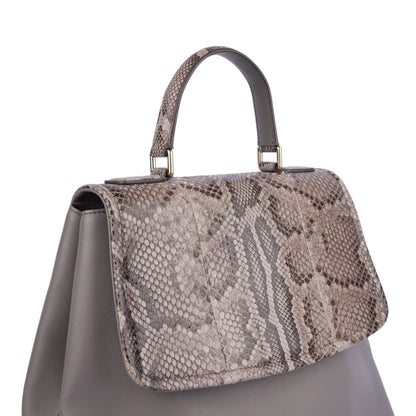 Dolce & Gabbana Phyton Leather Top Handle Bag