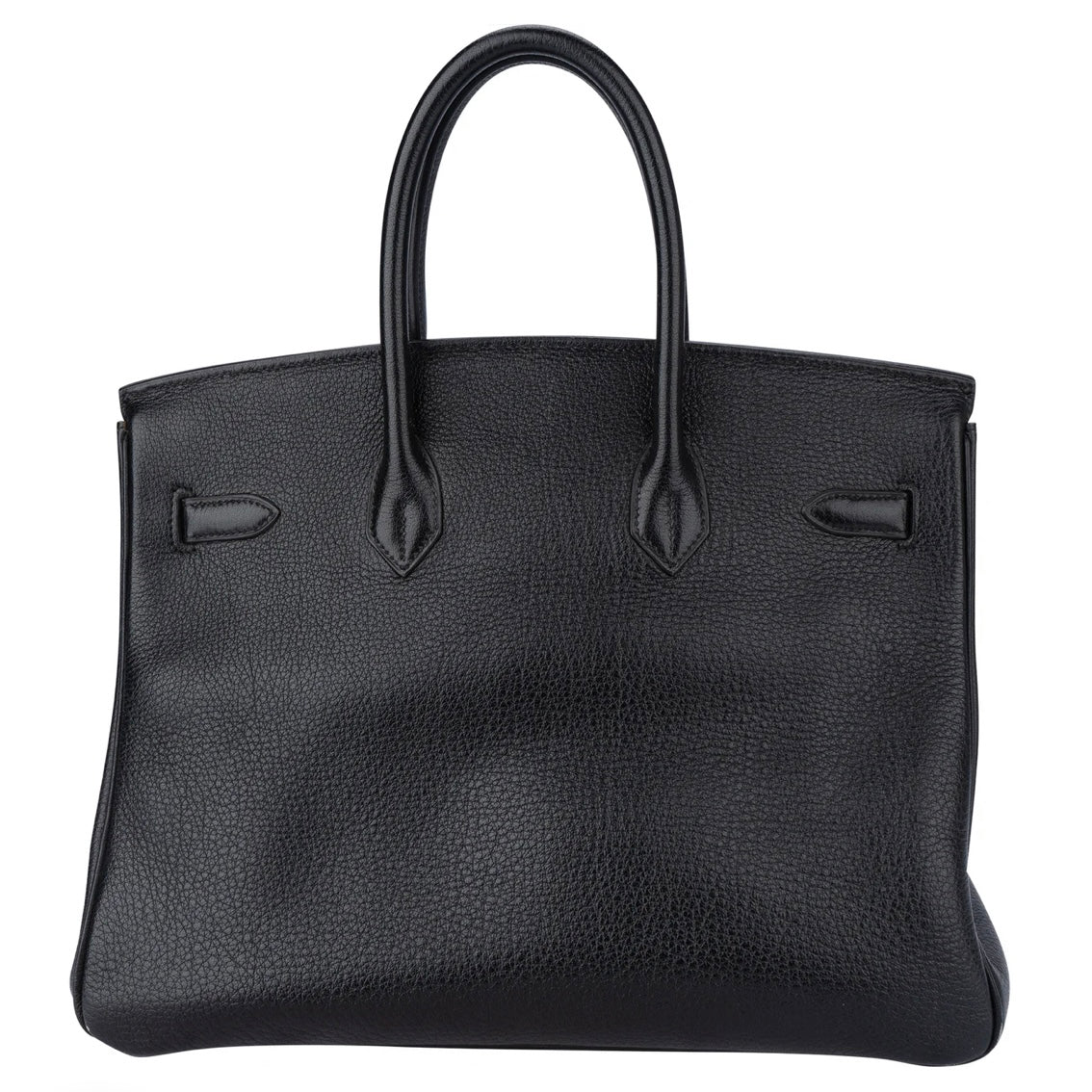 Hermès Noir Togo Leather Palladium Birkin 35 Handbag