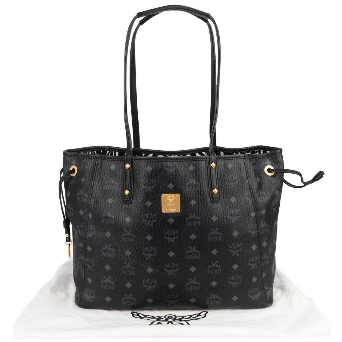 MCM Monogram Visetos Liz Reversible Shopper Shoulder Bag