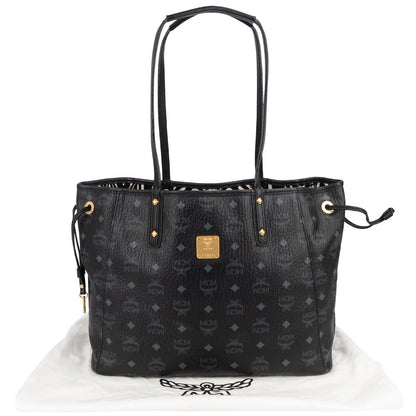 MCM Monogram Visetos Liz Reversible Shopper Shoulder Bag