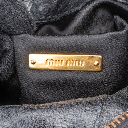 Miu Miu Vitello Lux City Handbag