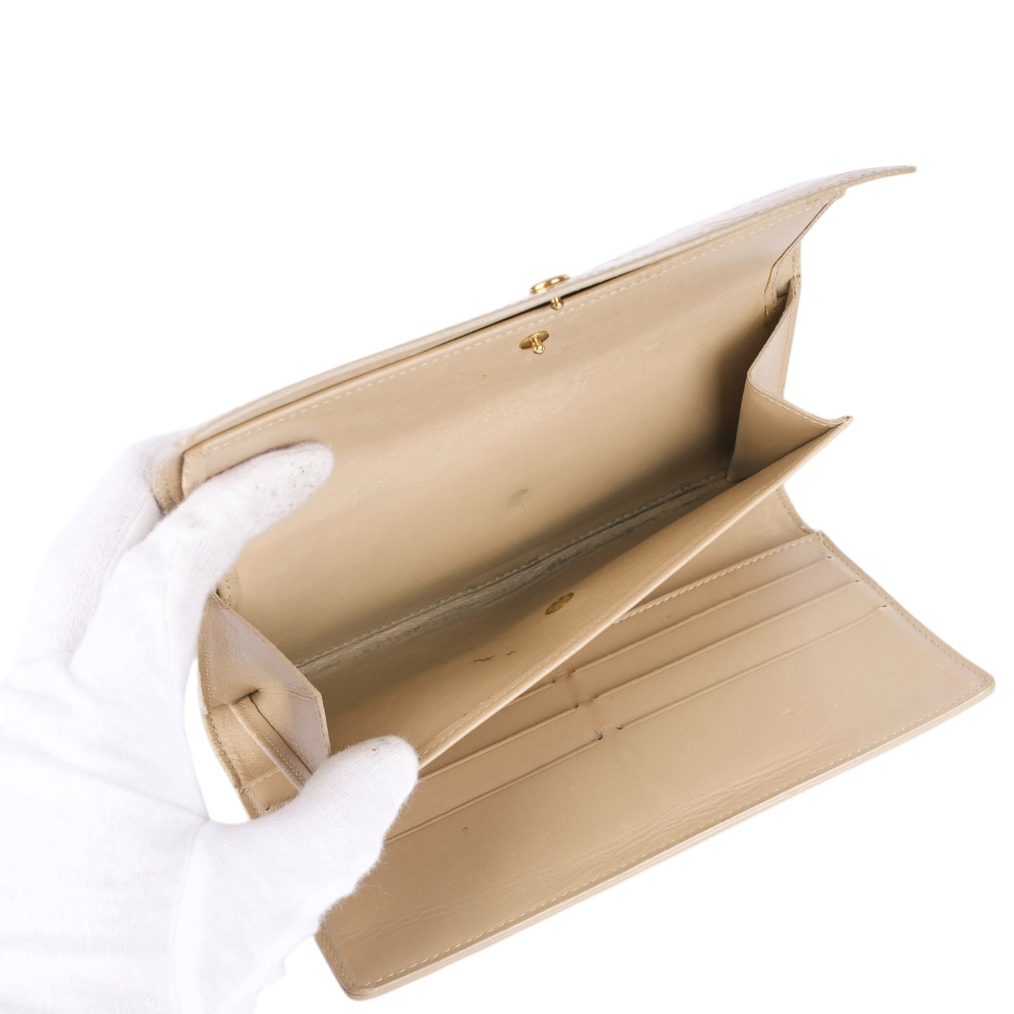 Louis Vuitton Vernis Monogram Sarah Wallet