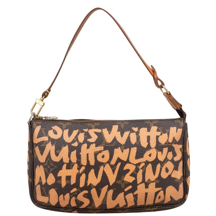 Louis Vuitton Monogram Graffiti Pochette Accessoires Handbag