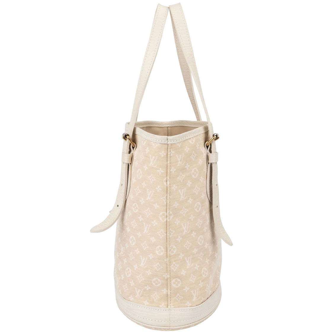 Louis Vuitton Mini Lin Monogram Bucket PM Handbag