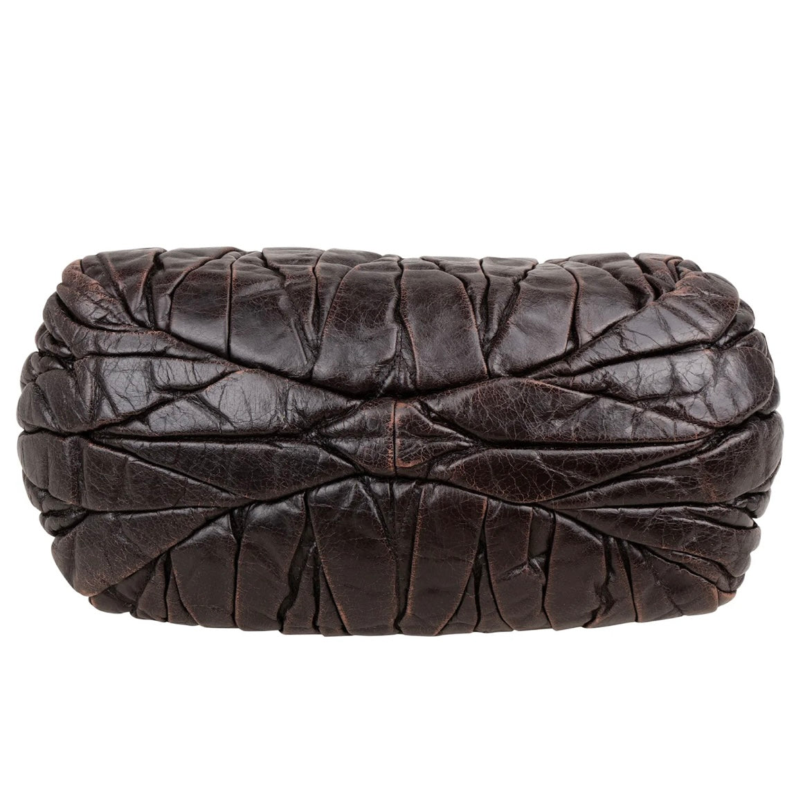Miu Miu Quilted Leather Coffer Handbag