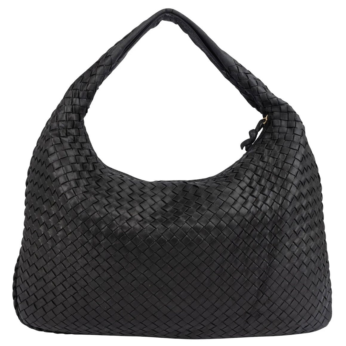 Bottega Veneta Intrecciato Leather Belly Hobo Shoulder Bag