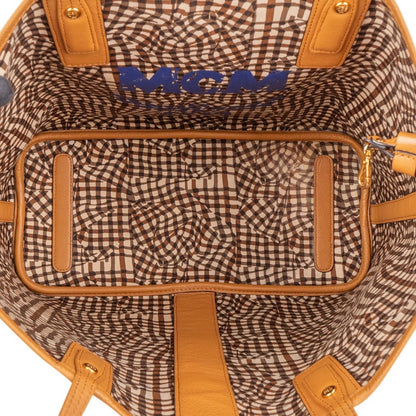 MCM Monogram Visetos Liz Shopper Shoulder Bag