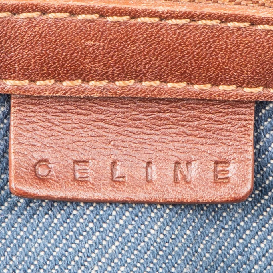 Celine Denim Maccadam Monogram Boogie Handbag