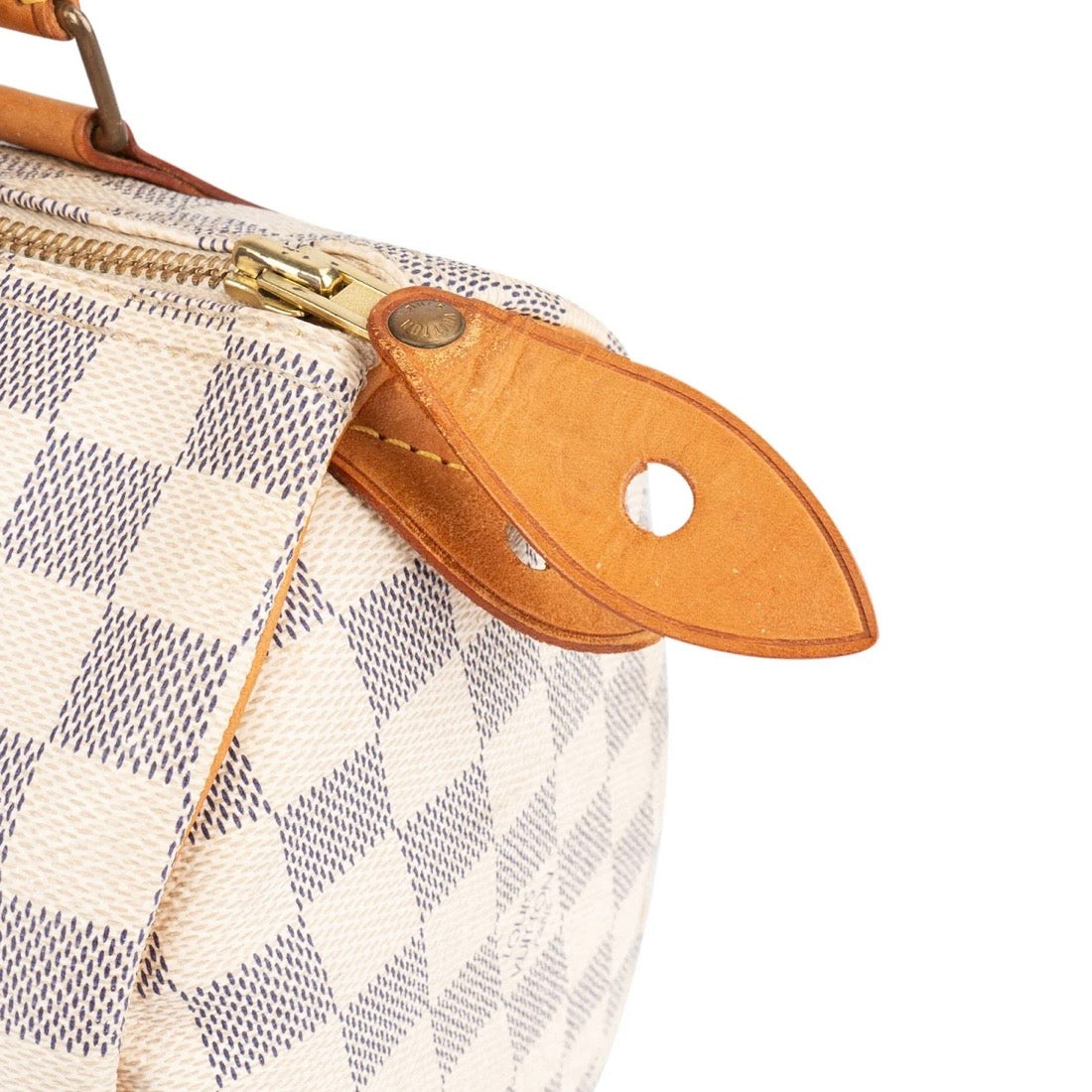 Louis Vuitton Monogram Damier Azur Canvas Speedy 25 Handbag