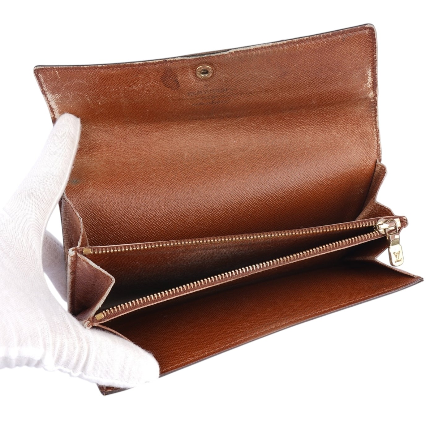 Louis Vuitton Canvas Monogram Long Wallet