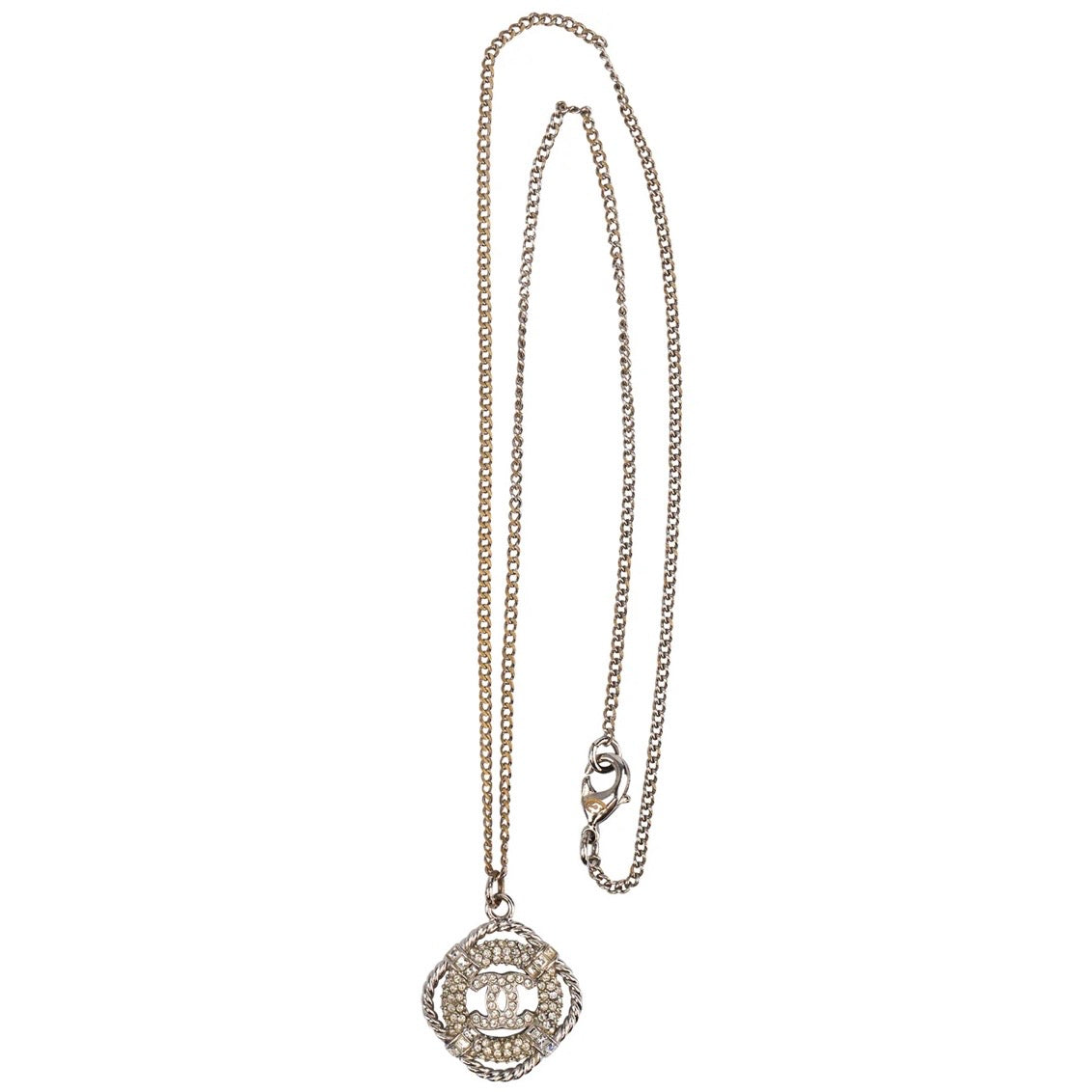 Chanel Crystal CC Necklace
