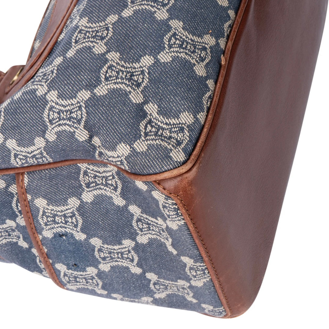 Celine Denim Maccadam Monogram Boogie Handbag