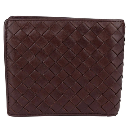 Bottega Veneta Intrecciato Leather Bifold Card Holder Wallet