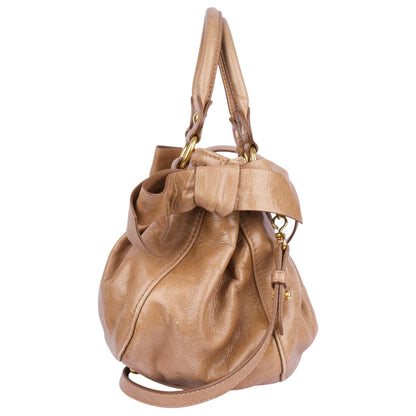 Miu Miu Vitello Leather Handbag