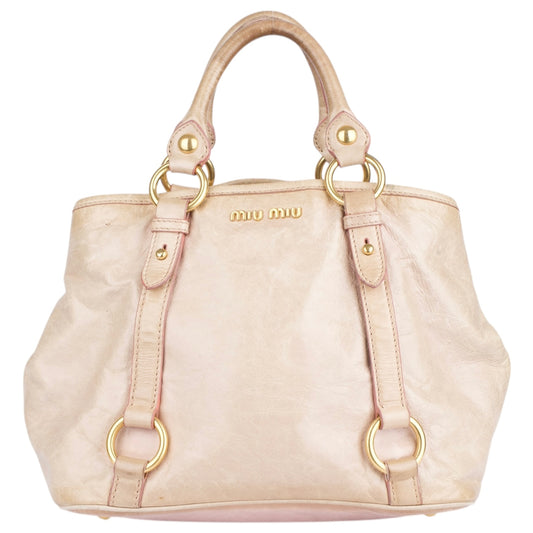 Miu Miu Classic Leather Handbag