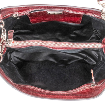 Miu Miu Vitello Lux Shine Leather Tote Buckle Handbag