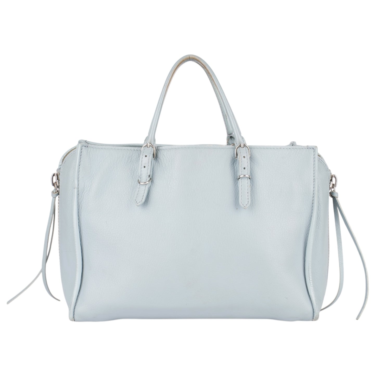Balenciaga Blue Leather City Handbag