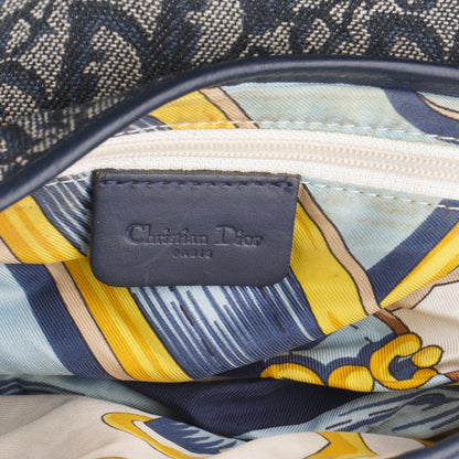 Christian Dior Monogram Oblique Denim Saddle Shoulder Bag
