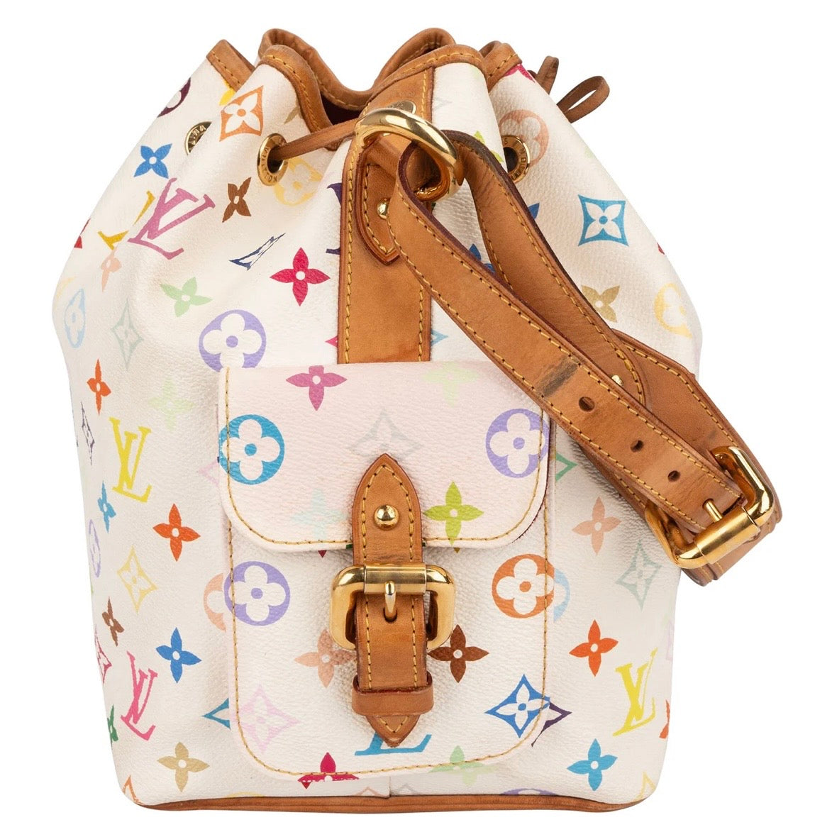 Louis Vuitton Monogram Murakami Multicolor Sac Noé Petit Shoulder Bag