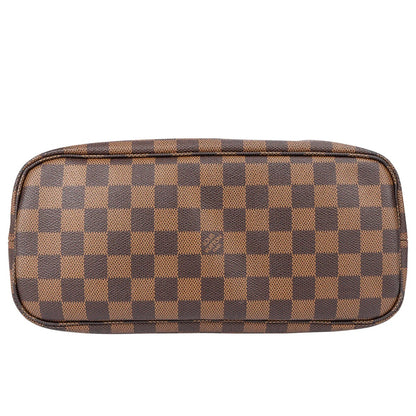 Louis Vuitton Damier Ebene Monogram Neverfull PM Handbag