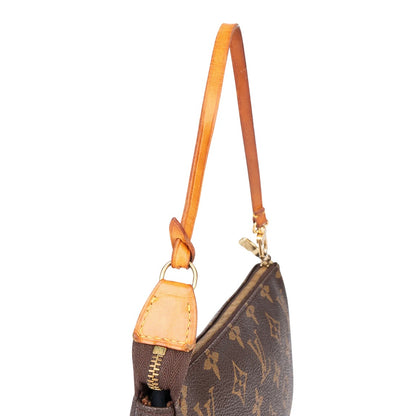 Louis Vuitton Canvas Monogram Pochette Accessory Handbag