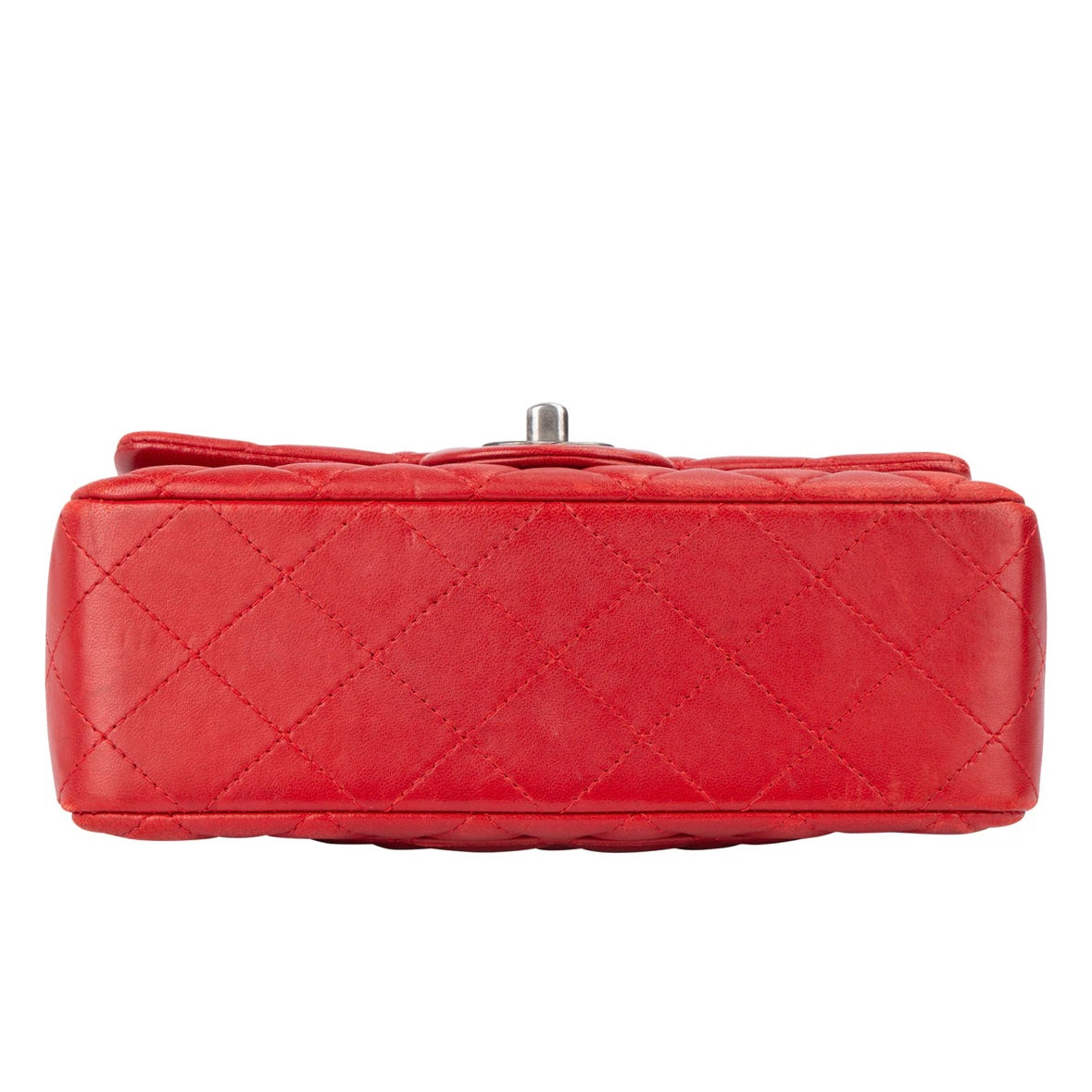 Chanel Quilted Lambskin Antique Single Flap Crossbody Bag