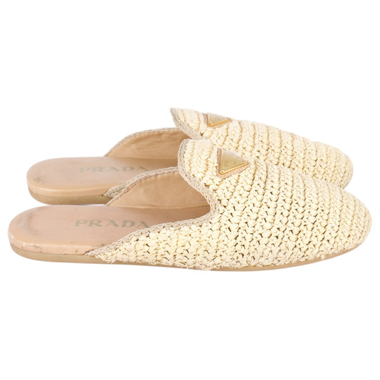 Prada Crocheted Mules