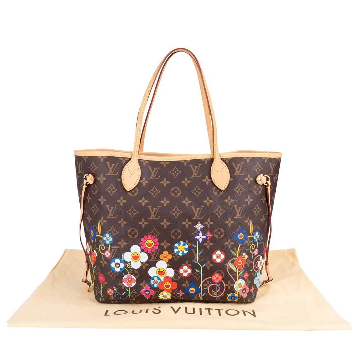 Louis Vuitton Monogram
Canvas Murakami Flowers
Neverfull MM Shoulder
Bag