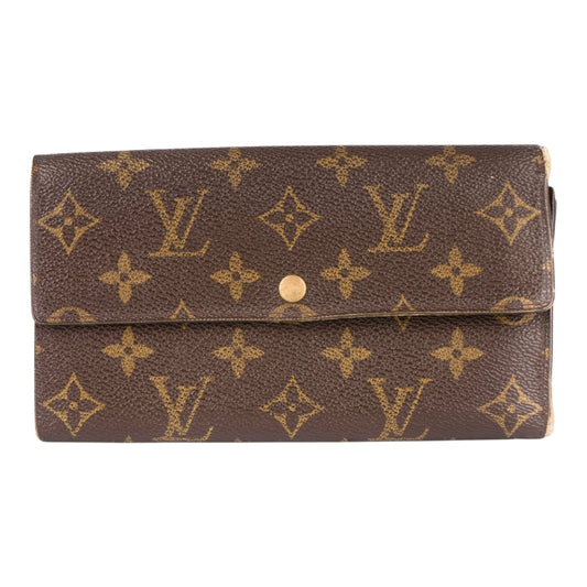 Louis Vuitton Canvas Monogram Sarah Wallet
