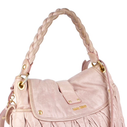 Miu Miu Matalassé Leather Handbag