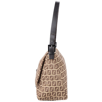 Fendi FF Monogram Baguette Mamma Handbag