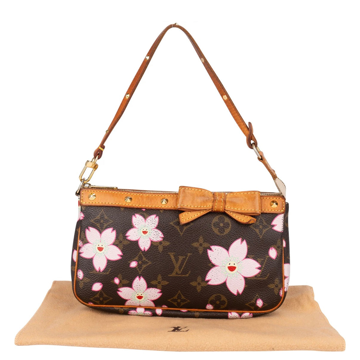 Louis Vuitton Murakami Cherry Blossom Pochette Accessoire Handbag