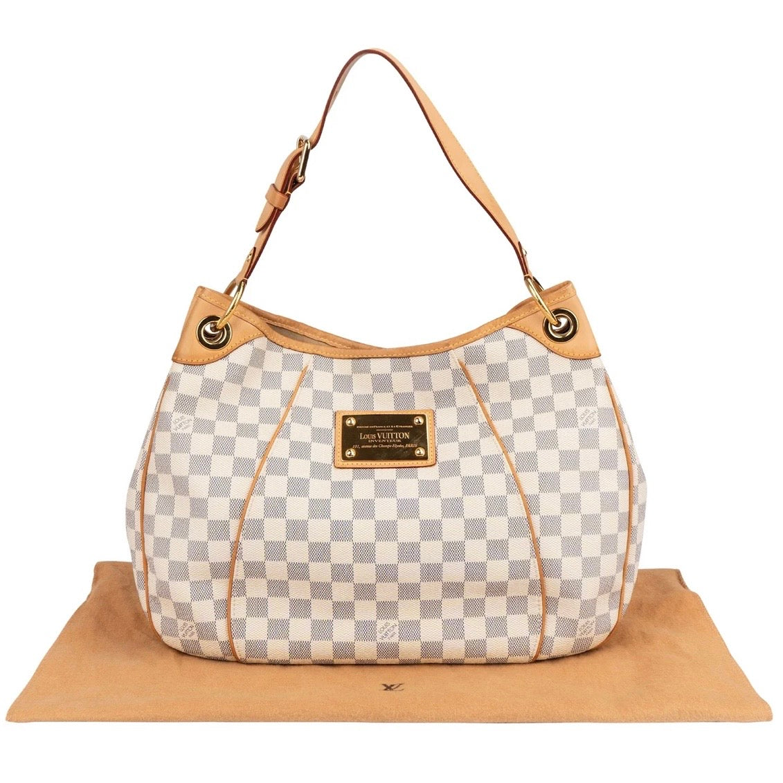 Louis Vuitton Monogram Damier Azur Galliera PM Shoulder Bag